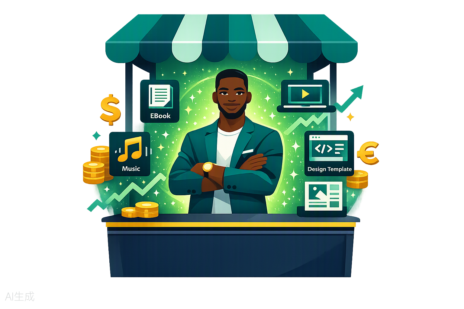 Sell digital products on Parcelox